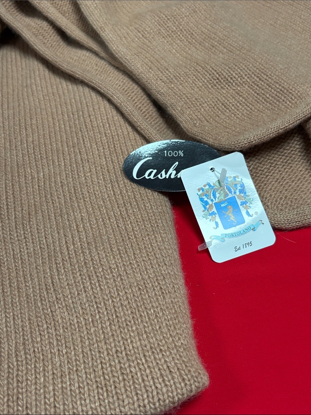 Portolano cashmere scarf! NWT!!
